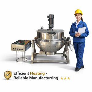 Tiltable Stirring Stainess Steel Electric Jacket Cooking Pot Jacket <b>Kettle</b> - Product Image 5