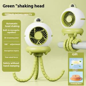 Mini Ventilador USB Inteligente 2025, Diseño Flexible de Pulpo, Nuevo Ventilador Portátil Recargable para Uso en Exteriores, Hogar, Auto, Cochecito de Bebé - Product Image 5