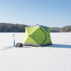 Single-Layer Insulated Ball <b>Tent</b> Outdoor <b>Glamping</b> Ice Fishing Warm Shelter with Thick Awnings 3-4 People - Product Image 6