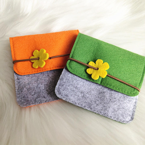 Nouveau design Sac de rangement miniature en feutre portable avec fermeture à glissière Taille courte pour un usage quotidien - Product Image 2