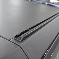 Toit de camionnette en acier léger imperméable Tundra, avec serrure, rangement de cargaison en aluminium, auvent de lit de camionnette avec 3 portes ouvrables