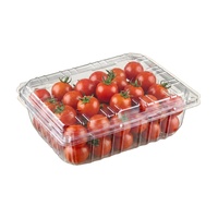 Boîtes à emporter en plastique transparent recyclables de qualité alimentaire sans BPA, avec couvercle à fermeture sécurisée, pour le pain