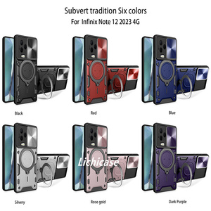 Lichicase 360 funda de parachoques anticaída con ventana de empuje de lente todo incluido para itel A70 funda trasera multifuncional - Product Image 6