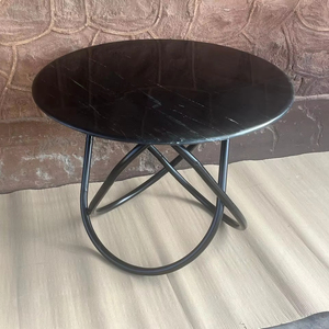 Mesa de Centro de Madera Maciza Hecha a Mano, de Alta Calidad Industrial, Personalizable para Comedor, Hotel, Apartamento, Mueble Sencillo para Sala de Estar - Product Image 1