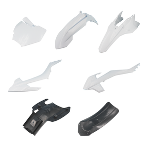 Kit de Plástico para Pit Bike CRF110, Kit de Plástico Blanco para Motos BSE SP01 <span class=keywords><strong>SSSR</strong></span>, Estilo KTM65 - Product Image 2