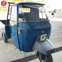 Ape Van Livraison Van 3 Wheeler Ape Cargo Van Hot Dog Cart Tricycle Food Cart Mini Food Truck Electric Mobile Food Truck