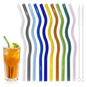 หลอดแก้วสีสันสดใส RTS แบบโค้งงอ ทำจากแก้วโบโรซิลิเกตคุณภาพสูง - Product Image 1