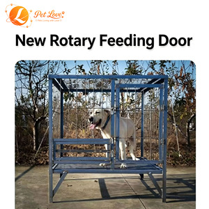 Jaula para Perros Grandes, Reforzada con Barras de Acero, para Exteriores, Apta para Pastores Alemanes y Razas Grandes - Product Image 5