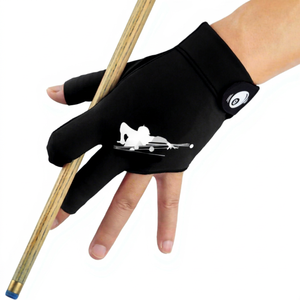 Guantes de Billar Transpirables de Secado Rápido, Impermeables, para Jugadores de Snooker, Guantes Deportivos para Tacos de Billar, para Mano Izquierda o Derecha, Ligeros, Antideslizantes - Product Image 1