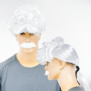 Noble Concept Anime & Animal Costume Blanc Partie Cheveux pour Pianiste Avocat Médiéval Matière Plastique Personnage Cheveux Accessoire - Product Image 1