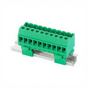 KF2EDG-VK-5.08 Mm Pitch 2pins 300V 8A 24-16AWG Nickel-Plated Copper Push-In Connection Green Plug-In <b>Terminal</b> Block PA66 - Product Image 1