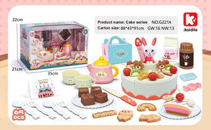 Ensemble de jouets de cuisine éducatifs pour enfants en plastique coupe de fruits cadeau d'anniversaire avec lumière <span class=keywords><strong>PC</strong></span> matériel boîte emballée - Product Image 2