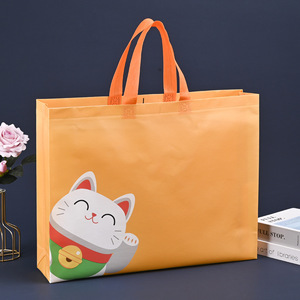 Sac fourre-tout en toile extra-large lavable, logo personnalisé imprimé, réutilisable, pour les courses, fabriqué en Chine - Product Image 4