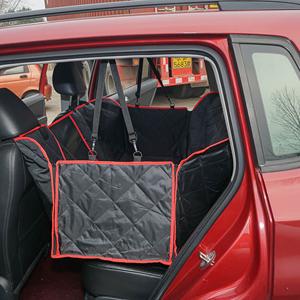 Housse de siège de voiture pour chien imperméable en tissu Oxford, hamac, anti-rayures, antidérapante, pour siège arrière - Product Image 3