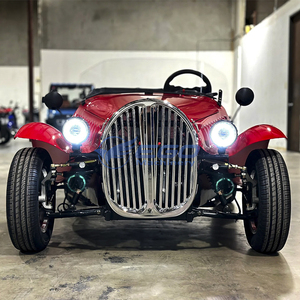 Cute Red Open Top <b>Mini</b> Vintage Electric Car Dual Use For Adults And Children Energy Efficient Operation - Product Image 3