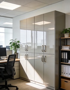 Panneau de fibres de bois de marque LG, surface en feuille PET, certifié E1, moderne, résistant à l'humidité, qualité supérieure, finition brillante, écologique, garantie 5 ans - Product Image 6