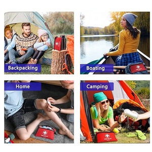 Kit de Primeros Auxilios de Emergencia Personalizado con Logotipo, Mini Kit de Regalo, Kit de Suministros Médicos Portátiles para el Hogar, la Oficina, Campamentos, Senderismo al Aire Libre - Product Image 5
