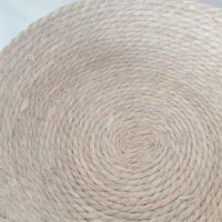 Lit d'été rond fait à la main pour chats et chiots nid de paille résistant à l'usure usage intérieur panier de lit pour chat