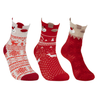 Chaussettes jetables tricotées de Noël en Spandex/Coton pour femmes, antidérapantes, usage quotidien, vente en gros