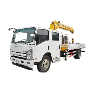 China Manufacturer Quality Supply 5 Ton Truck Crane ISUZ-U truck mounted crane with Best Price