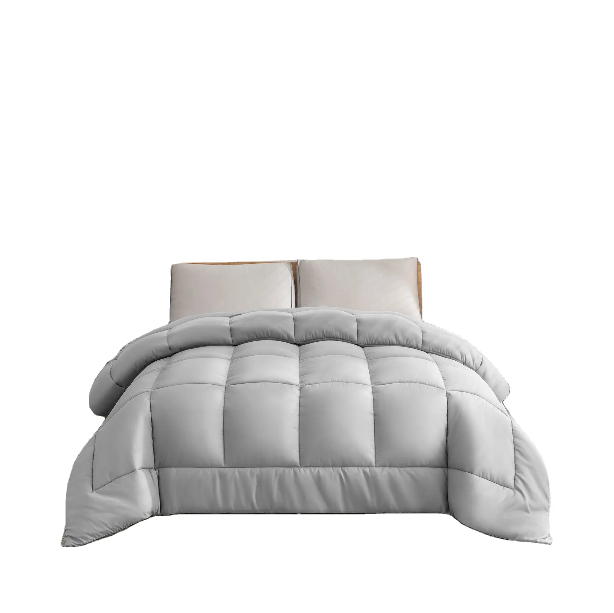 최신 기술 열전도 원리 숨구멍을 가진 빈 섬유 킹 사이즈 침대를 위한 침대 누비질을 위한 호텔 섬유 누비이불