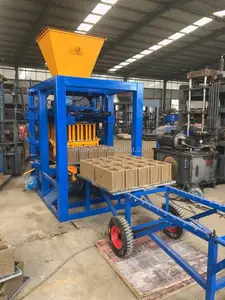 QTJ4-24 macchina per la produzione di blocchi di calcestruzzo a buon mercato De Fabrication Des Brique Bloc Ciment Price macchina per la produzione di mattoni idraulica