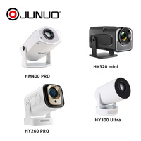 JUNUO HY300PRO Vidéoprojecteur 4K avec Wifi sans fil Full HD Smart Projector pour usage domestique Portable et facile à utiliser