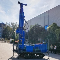 Foreuse géotechnique portable à boîte de vitesses hydraulique pour puits profonds de 280 m, machine de forage rotative pour puits d'eau, plateforme de forage sur chenilles JDL280