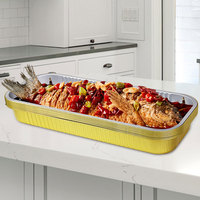 Récipient de papier d'aluminium de couvercle en plastique PP jetable en gros d'usine pour la cuisson de mini moule à pain avec couvercle en aluminium et cuillère en plastique