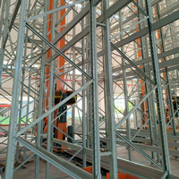 Étagère de stockage économique et pratique en acier robuste, personnalisable, pour palettes, pour entrepôt, système de rayonnage express