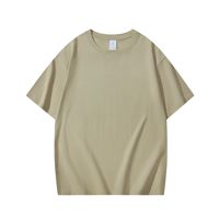 T-shirts personnalisés 230g Logo Pattern Heat Press Broderie DTG Sérigraphie T-shirts unisexe en pur coton de haute qualité