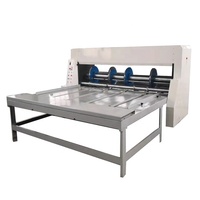 Carton Box Making Machine Semi-automatic Feeder Slotter Die Cutter Carton Machine