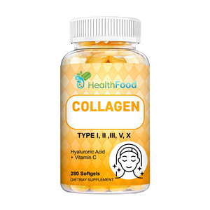 Gélules de collagène OEM ODM avec biotine et complexe multi-collagène pour favoriser la flexibilité des articulations, complément de collagène - Product Image 1