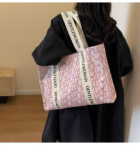 Bolsas de Mano de Lona de Algodón con Estampado de Dibujos Animados, Estilo Moderno, para Uso Diario, Compras y Viajes de Fin de Semana - Product Image 4