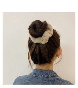 秋冬女の子子供用ヘアアクセサリー2025ファジーヘアバンドふわふわぬいぐるみ弾性タイフェイクファー暖かい柔らかい髪 - Product Image 6