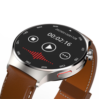 Montre connectée enregistreur intelligent R10 32 Go Hommes Femmes Enregistrement de conférence IA Transfert de texte vocal Réveil Calendrier Bracelet en nylon