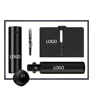 Set de Regalo Ejecutivo Promocional para Empresas, con Cuaderno, Paraguas Automático y Bolígrafo de Firma, Artículos de Regalo para Eventos - Product Image 2