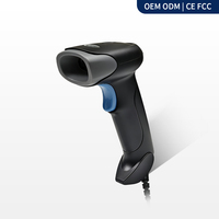 Lecteur de codes-barres filaire portable 1D 2D QR Code, direct usine, pour supermarchés, commerce de détail et entrepôts express