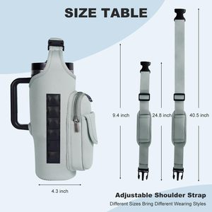 New Products Quality Custom Logo Cup Magnetic Gym <b>Bag</b> Sport Water Bottle Holder Crossbody <b>Bag</b> <b>Sling</b> <b>Bag</b> for Men - Product Image 3