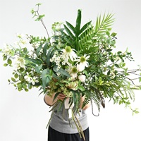 COLOTISAN haute qualité fleurs artificielles papillon orchidée Rose Bouquet événements de mariage décor de fête bricolage utilisation herbe Type de plante