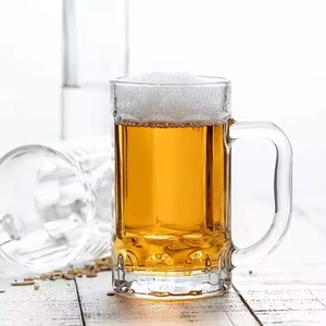 Tazze di <span class=keywords><strong>birra</strong></span> trasparenti <span class=keywords><strong>Set</strong></span> vetro 16oz grandi <span class=keywords><strong>bicchieri</strong></span> di <span class=keywords><strong>birra</strong></span> Logo personalizzato tazza di vetro per congelatore tazze di <span class=keywords><strong>birra</strong></span> bere tazza da Pub con manico - Product Image 5