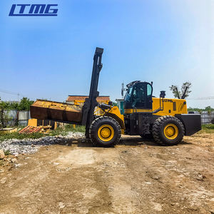 LTMG <span class=keywords><strong>10</strong></span> тонн 12 тонн 15 тонн дизельный 4WD внедорожный вилочный погрузчик 4 колеса вездеходный дизельный погрузчик для использования на грязной местности - Product Image 4