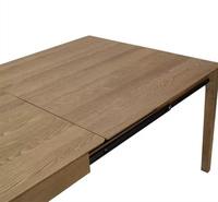 Table à manger carrée en bois massif de style nordique moderne, design multifonctionnel, certification CE européenne pour hôtels, appartements, villas