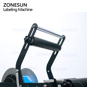 Máy dán nhãn bán tự động ZONESUN ZS-TB50SM cho lọ thủy tinh đựng nước chấm, mứt, chai nhựa tròn, nhãn tự dính - Product Image 5