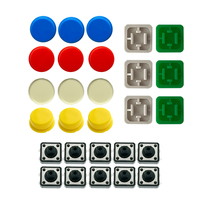 Kit de Démarrage Électronique OKY1037 : Composants Essentiels pour Enfants avec LED, Buzzer, Condensateur, Résistance et Kit de Boutons
