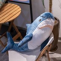 Requin géant en peluche Animal de mer en peluche Fabricant Ventes directes Grand requin en peluche Jouets Mignon requin Oreiller Cadeaux pour enfants