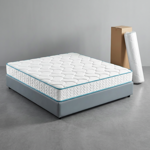 Livraison rapide, matelas en mousse de haute qualité sur mesure, taille King et Queen, avec tissu en polyester tricoté - Product Image 2