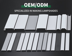 Chất lượng hiện đại vuông nhôm đùn hồ sơ LED dải kênh trong suốt lăng trụ Chụp đèn - Product Image 4