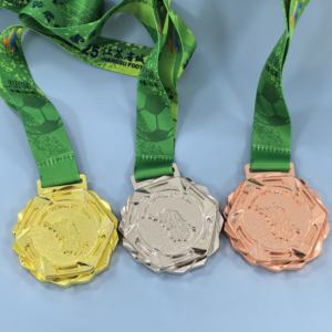 Medalla de Aleación de Metal Moderna Personalizada de Fábrica al por Mayor, Medalla de Campeón de Sublimación con Grabado y Pintura Dorada de Recuerdo - Product Image 5