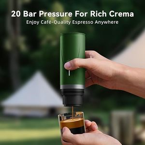 3in 1 Fast Self Heating Rechargeable Outdoor Camping Ground <b>Portable</b> Espresso Machine Travel <b>Coffee</b> <b>Maker</b> - Product Image 3